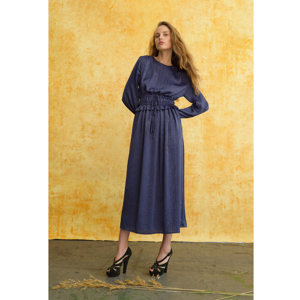 Dahlia Midnight Blue Long Dress